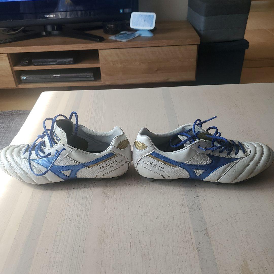 Mizuno Morelia サッカーシューズ ホワイト/ブルー