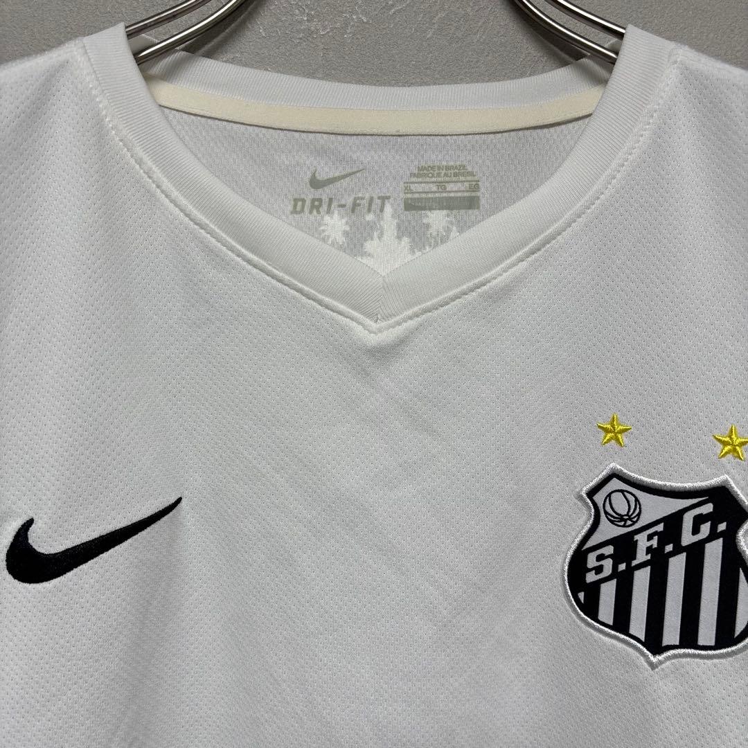 NIKEナイキ サントスFCユニフォーム 白 ホワイト XL SFCゲームシャツ