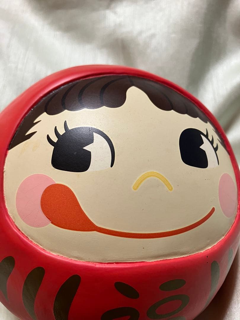 【開運】不二家ペコちゃん　ペコちゃんだるま　福　貴重　非売品