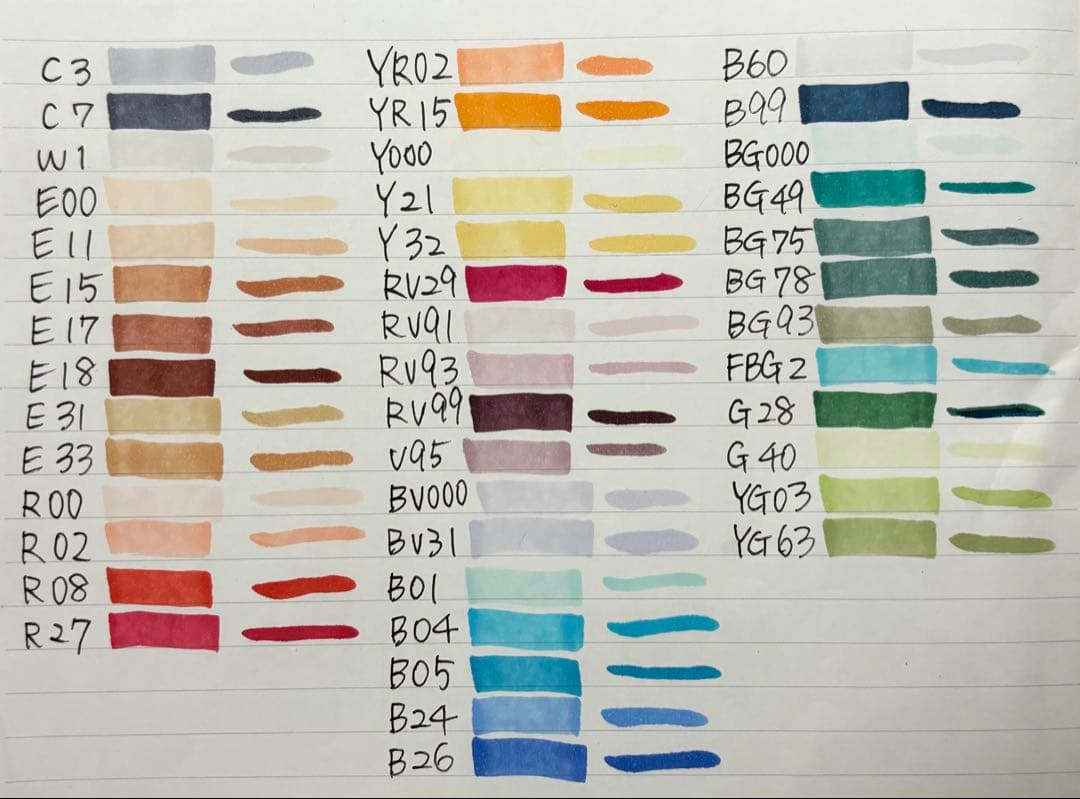コピック スケッチ copic 44本セット
