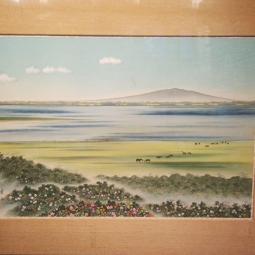 大作です　風景画　絵画　美術品　大型額縁　インテリア