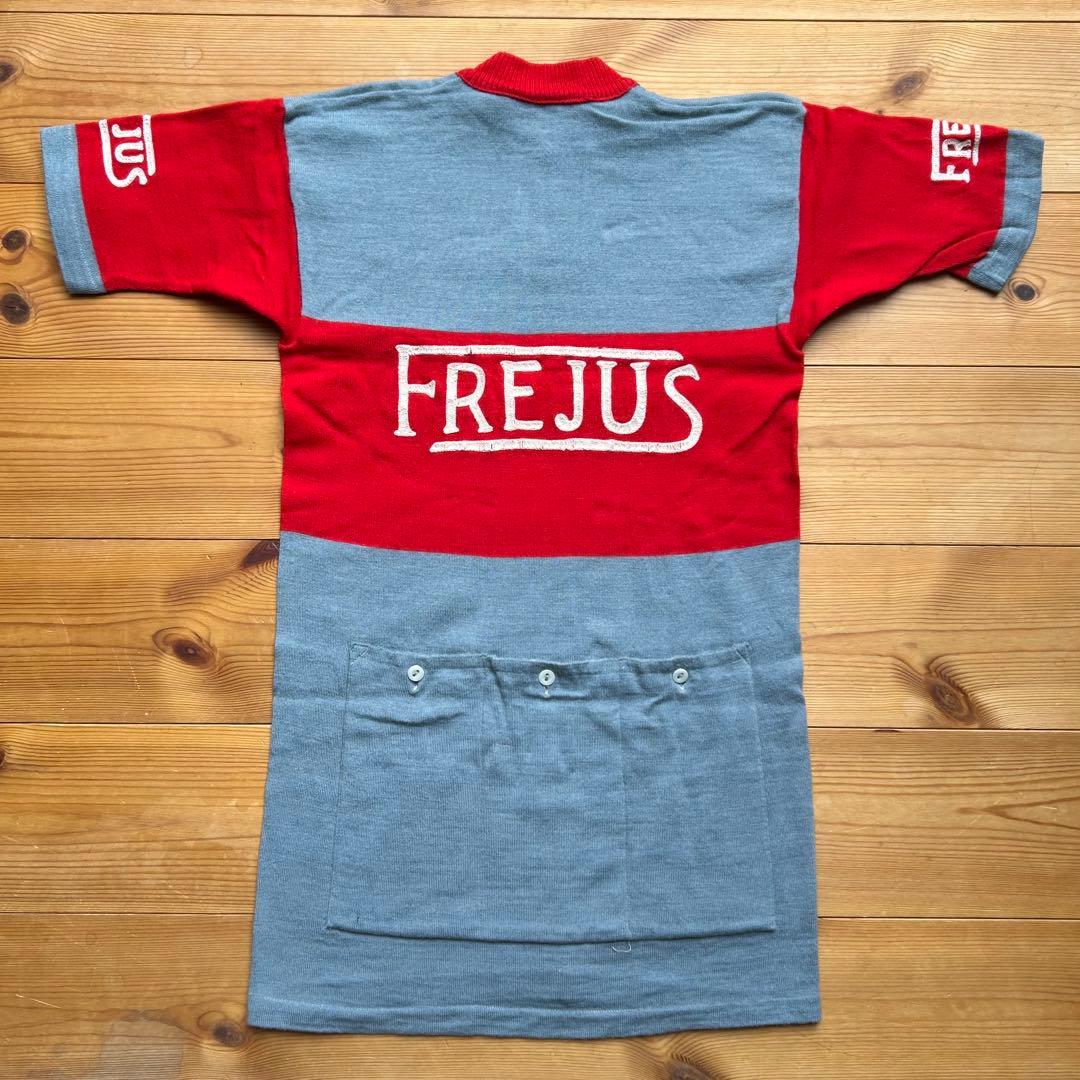 70s 80s イタリア製 FREJUS ヴィンテージウールサイクルジャージ