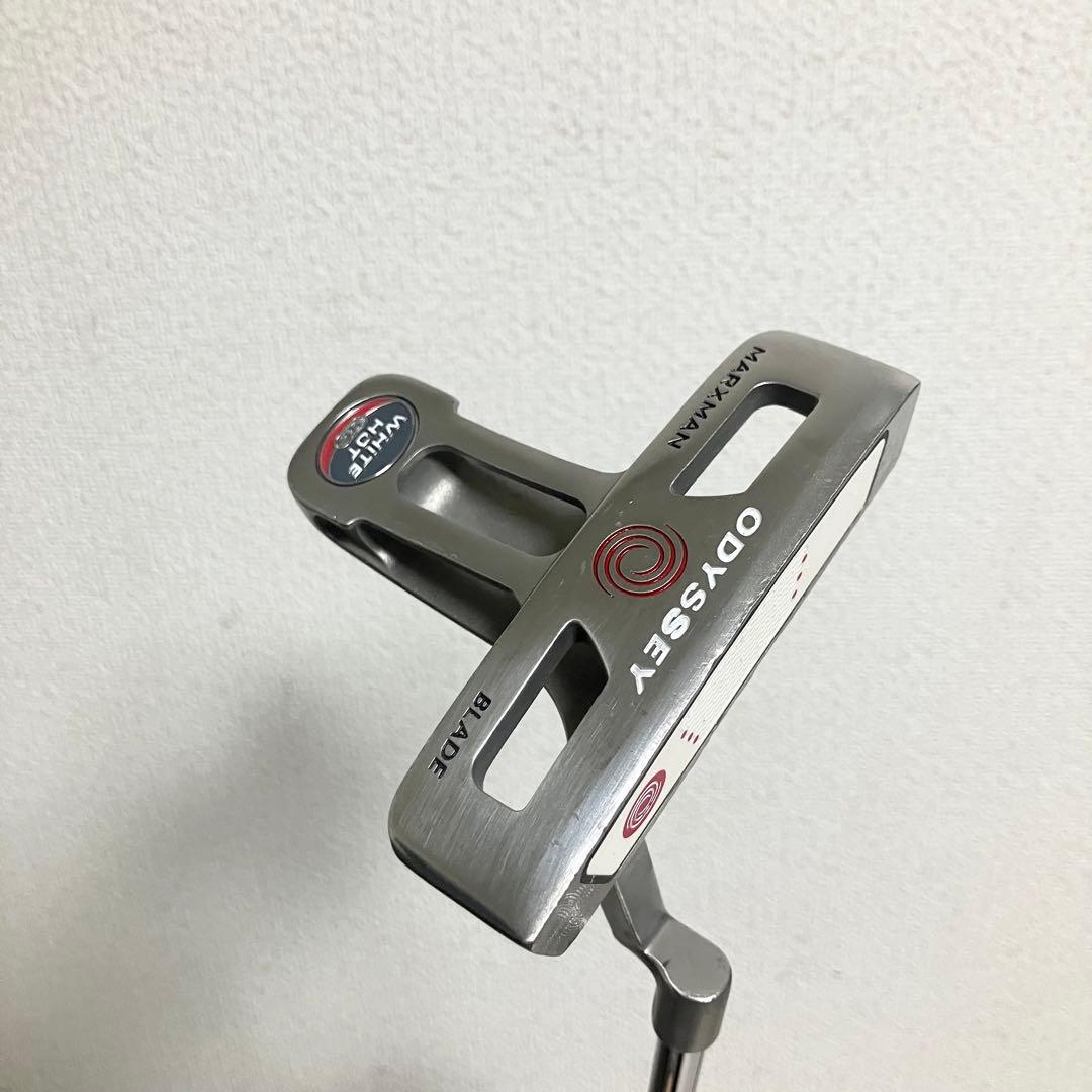 グリップ新品/オデッセイWHITE HOT MARXMANパター 32.8インチ