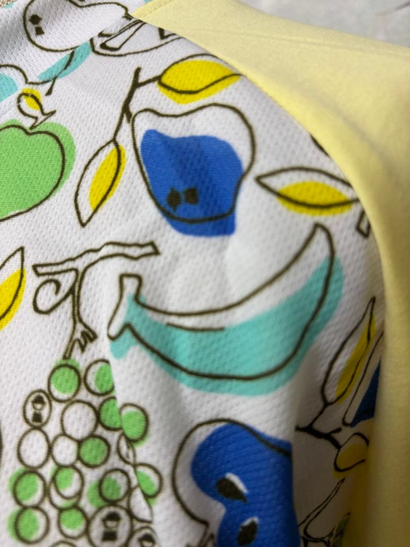 テニスウエア ワンピース フルーツ柄