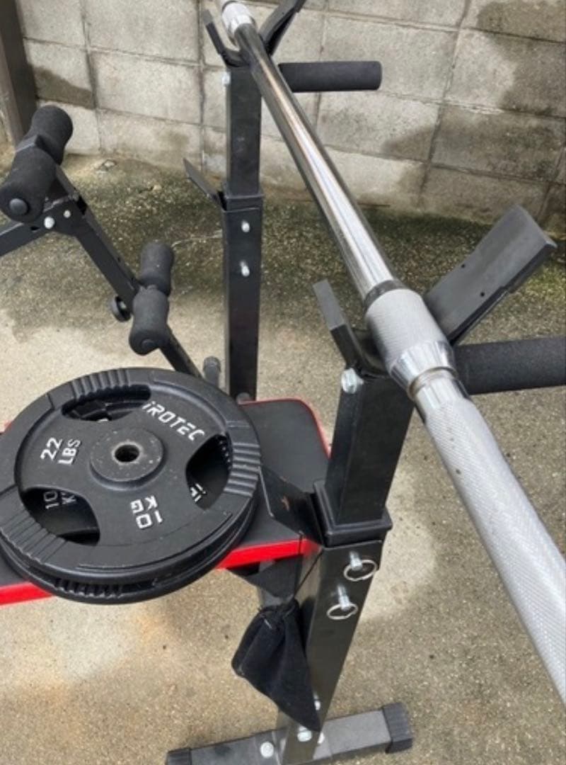 GEAR MAX トレーニングベンチ バーベル付き