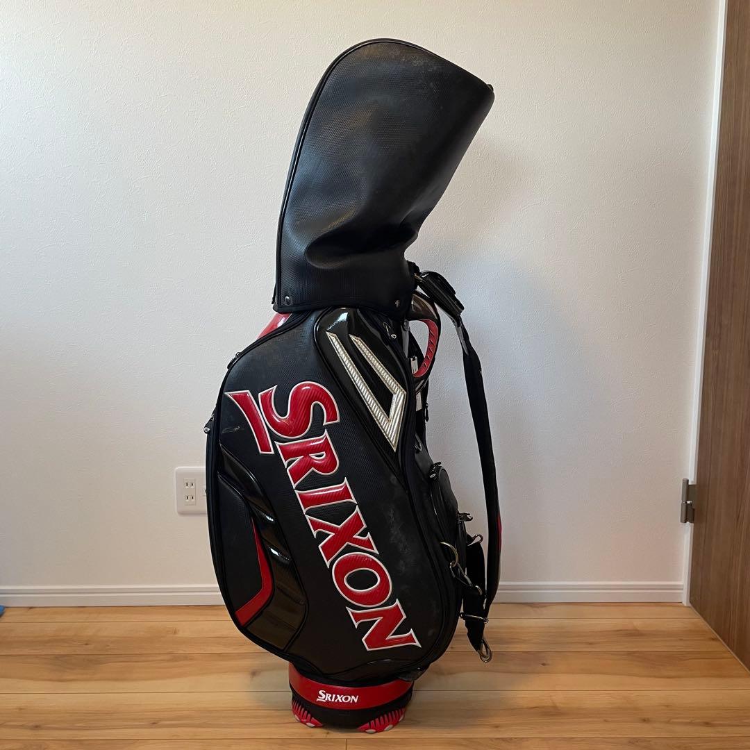 Srixon キャディバッグ 黒 赤