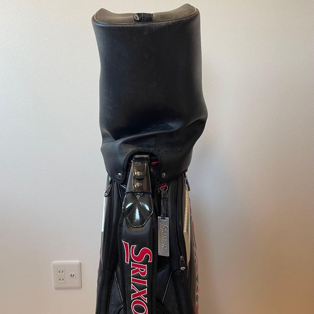 Srixon キャディバッグ 黒 赤