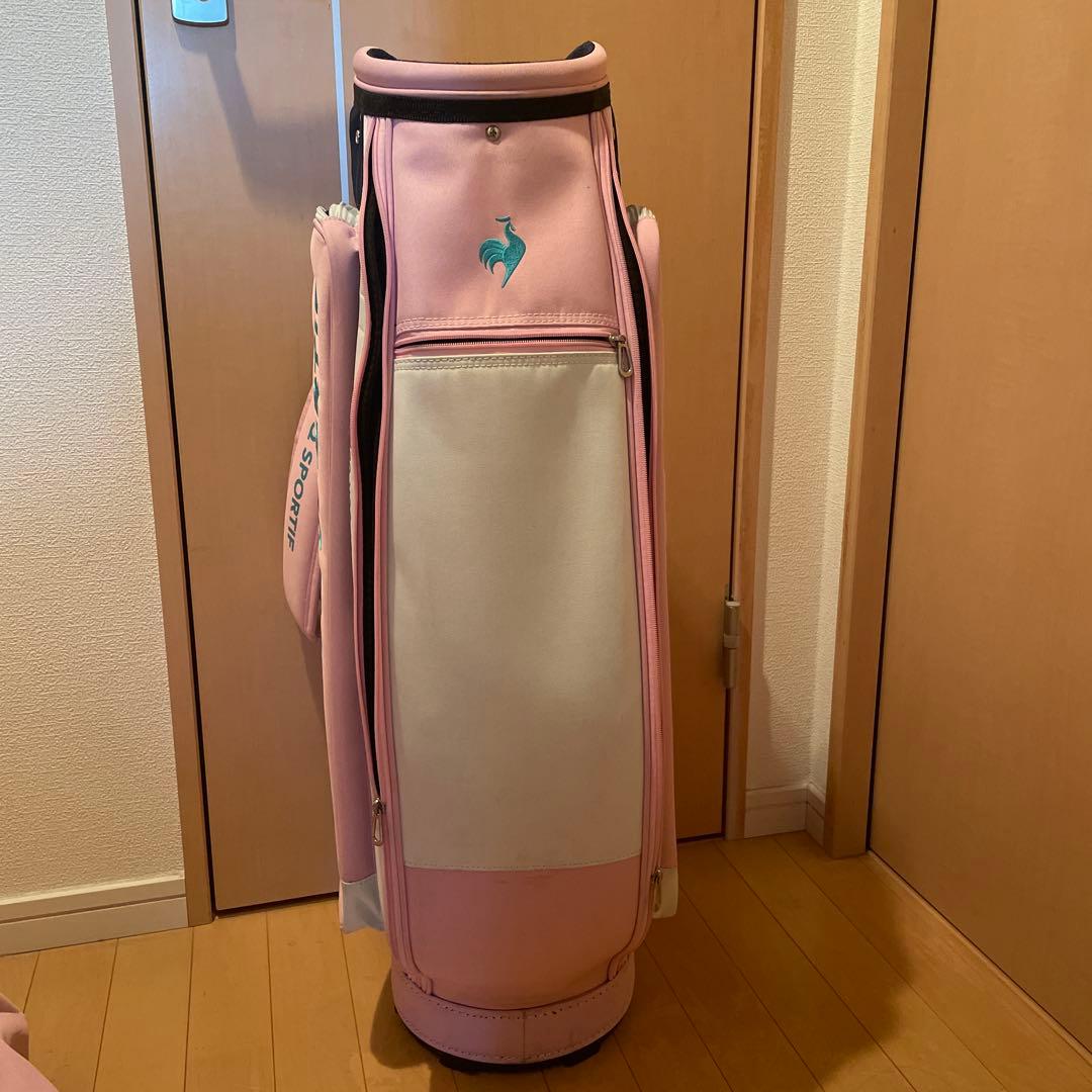LE COO SPORTIF キャディバッグ ピンク レディース