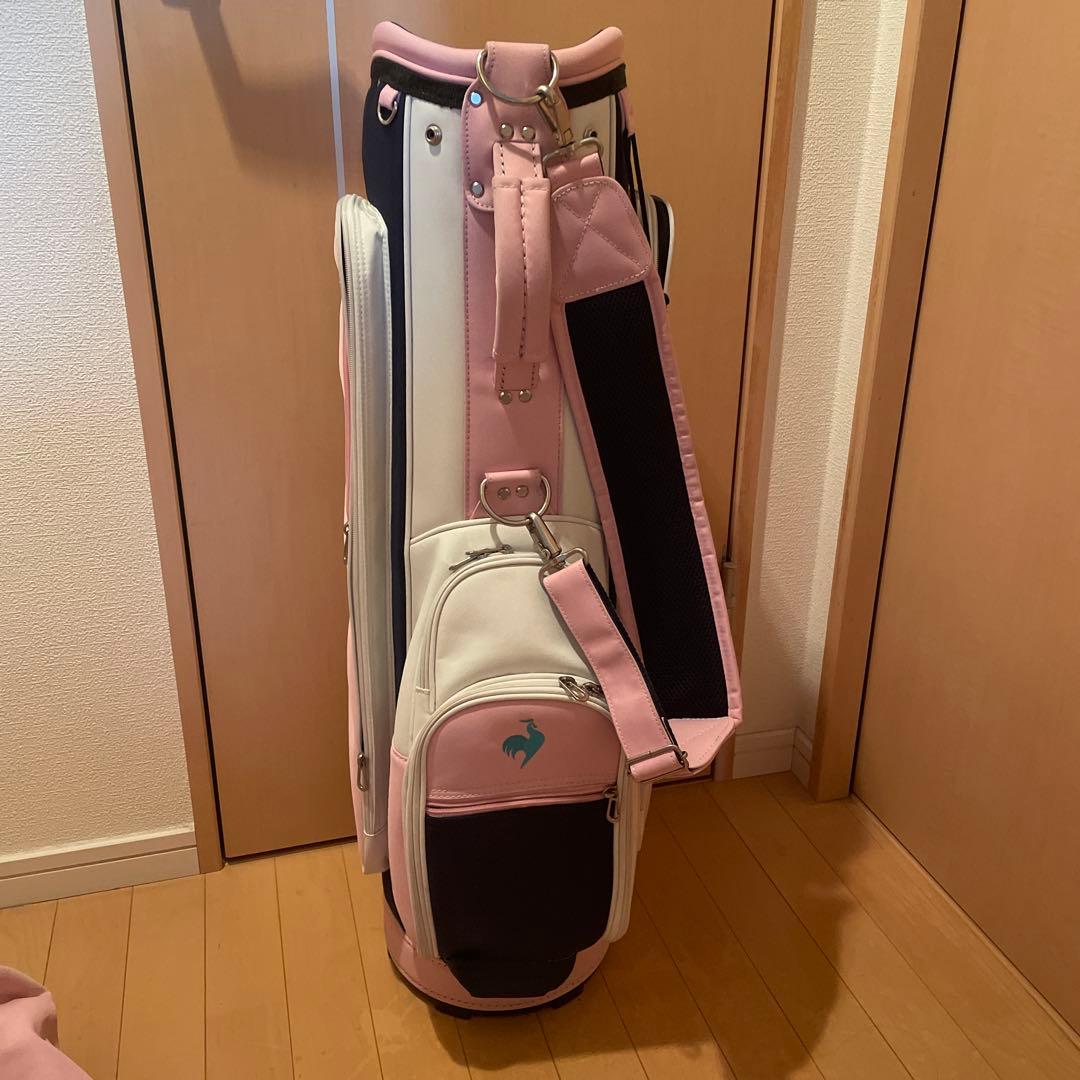 LE COO SPORTIF キャディバッグ ピンク レディース