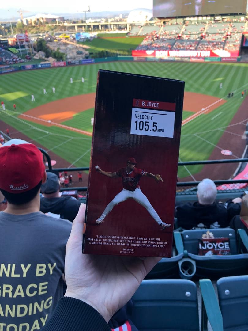 【激レア】MLB最速男！エンゼルス ベン・ジョイス 球場限定配布ボブルヘッド