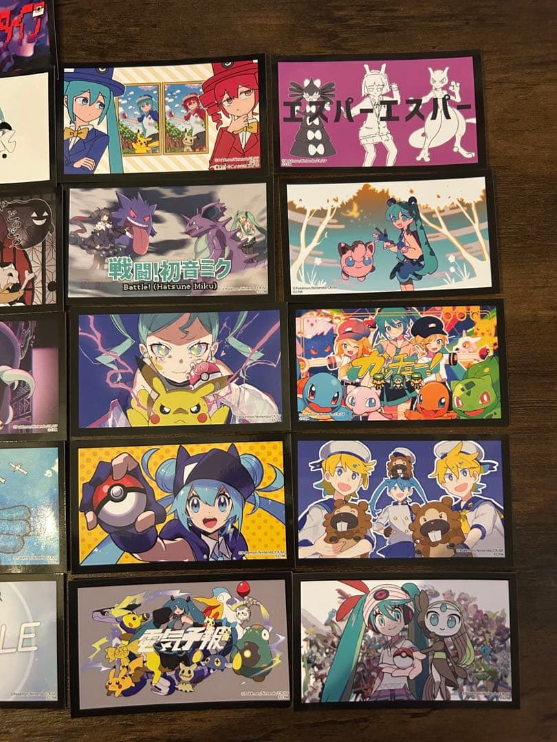 ポケモン 初音ミク ポケミク ランダム サムネイルステッカー コンプセット