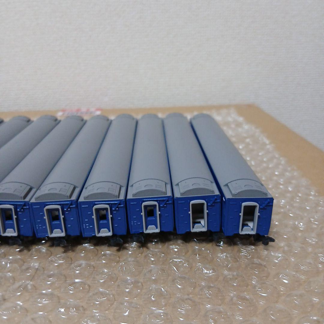 KATO 24系ブルートレイン　11両セット　メッキ帯　室内灯付き　ジャンク