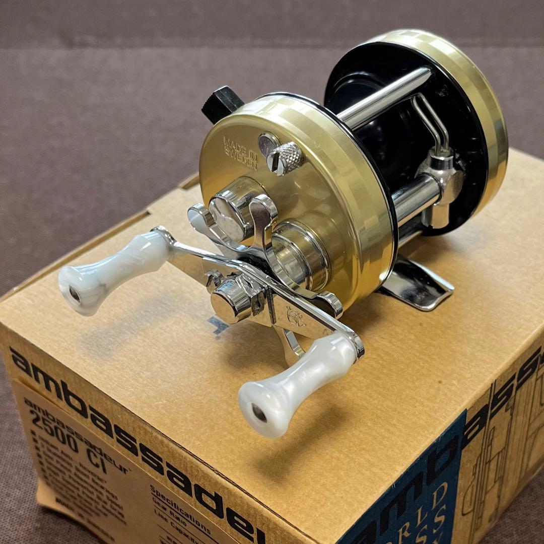 【美品】アンバサダー 2500CI カスタムショートハンドル