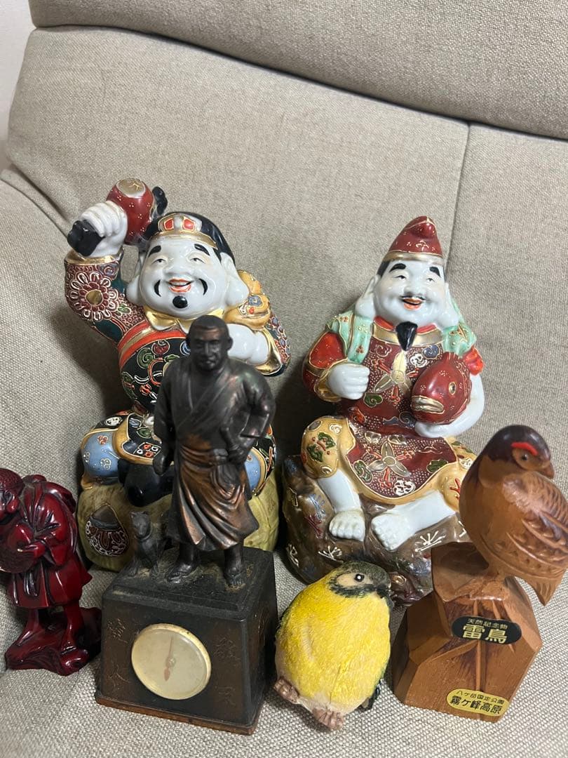 福の神像と置物セット