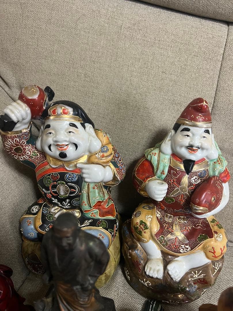 福の神像と置物セット