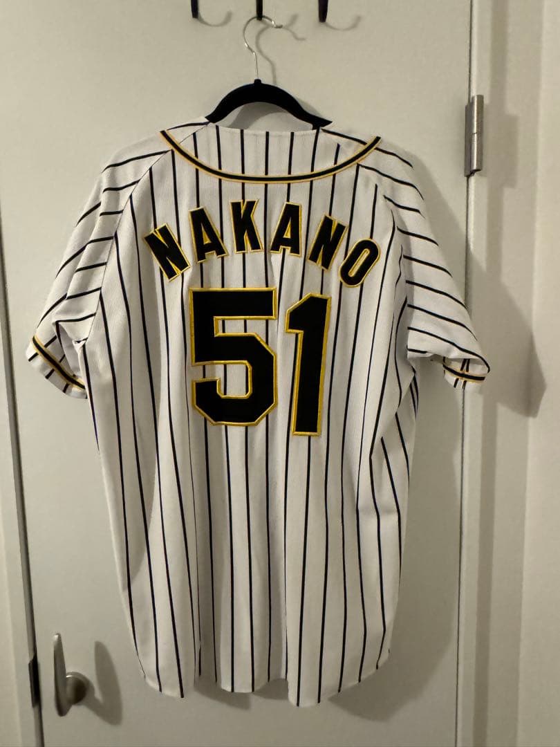 阪神タイガース　ユニフォーム 中野　Oサイズ