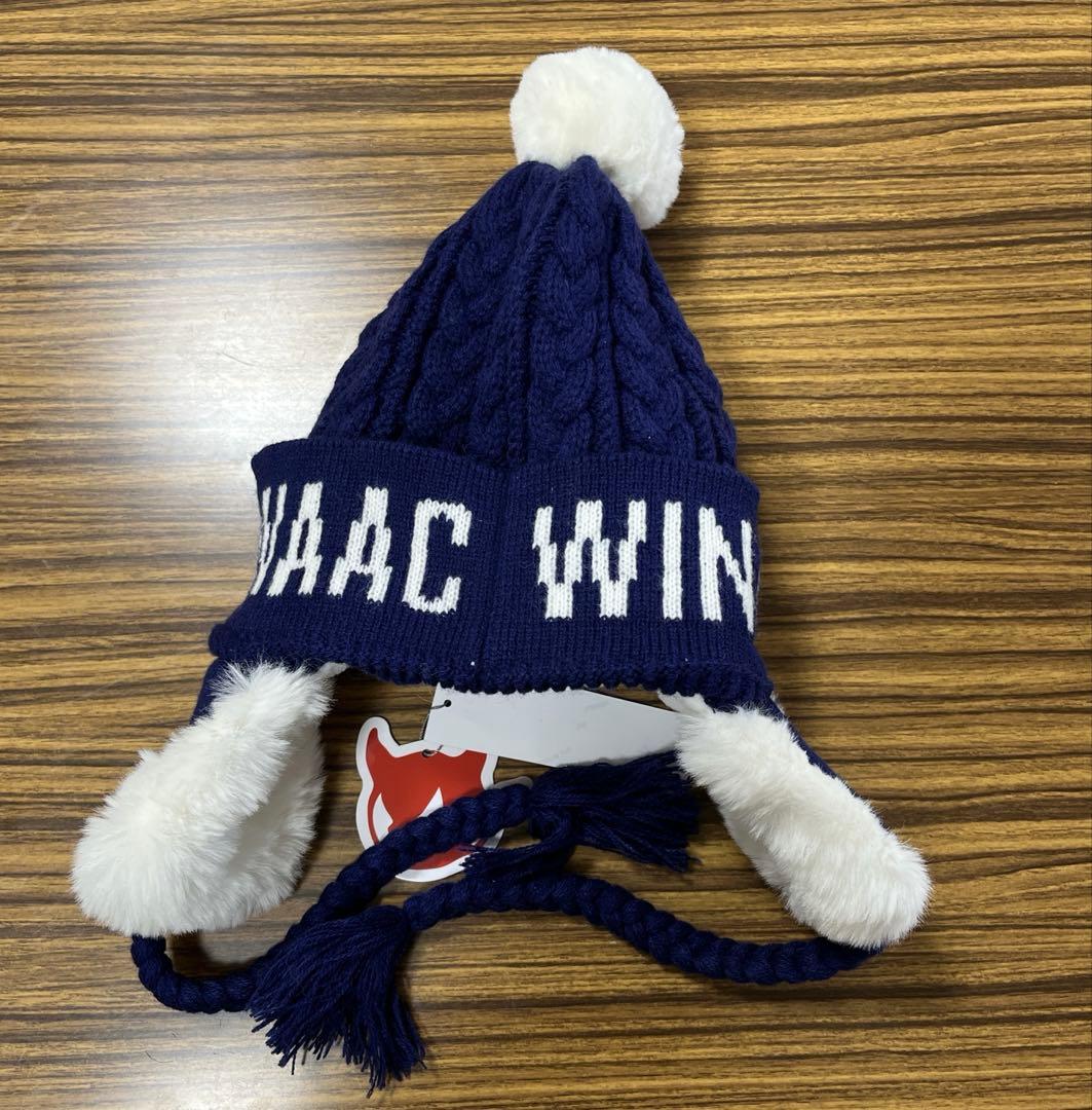新品　WAAC ワック　耳当て付ニットキャップ