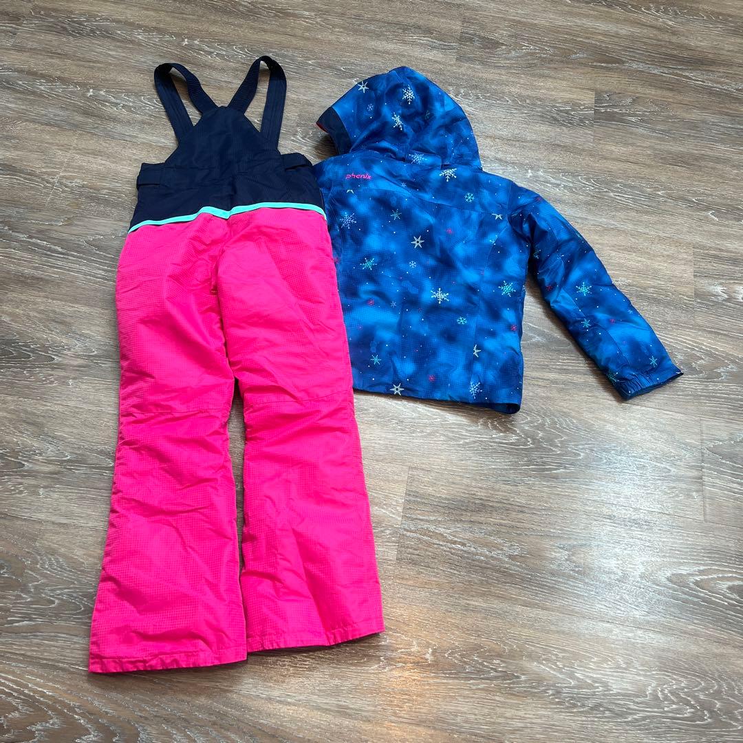 フェニックス セットアップ　スキーウェア　130 女の子　美品