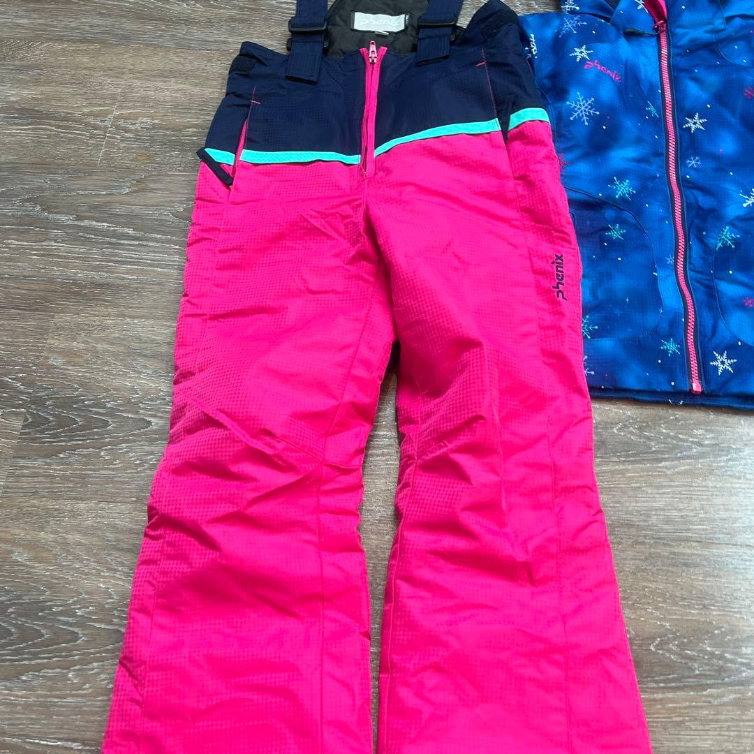 フェニックス セットアップ　スキーウェア　130 女の子　美品