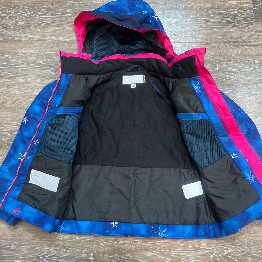 フェニックス セットアップ　スキーウェア　130 女の子　美品