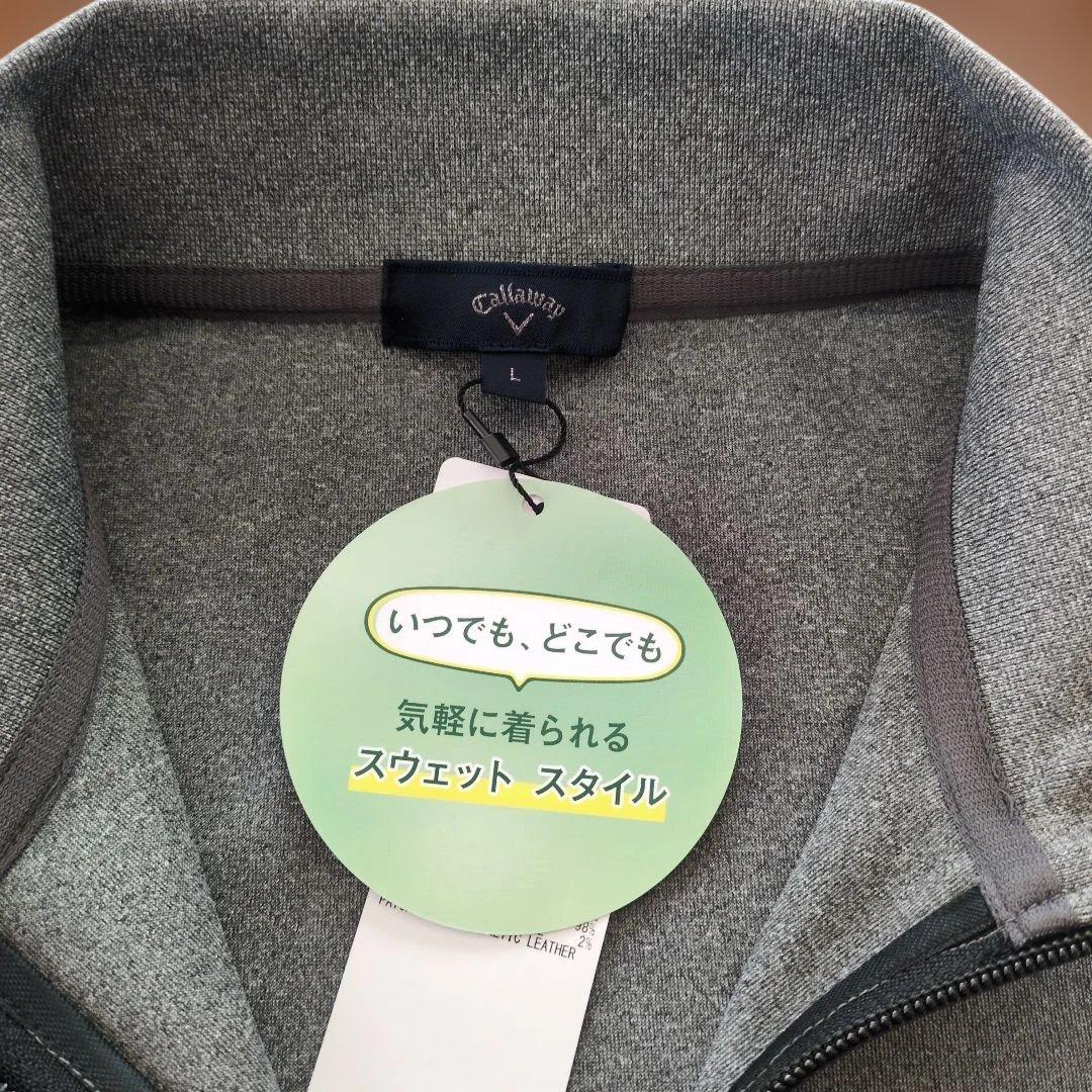 新品未使用品 Callaway キャロウェイ ダンボールフルジップスウェット L