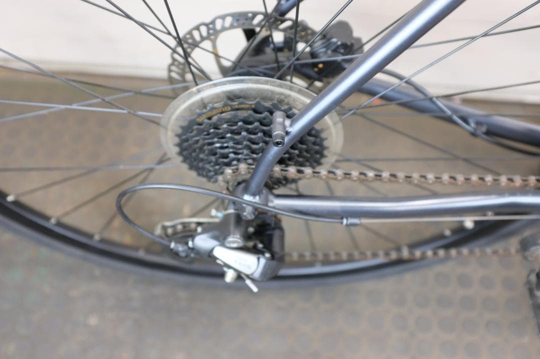 ★良品Fuji FEATHER　CXF クロモリ 16速 540mm クロス