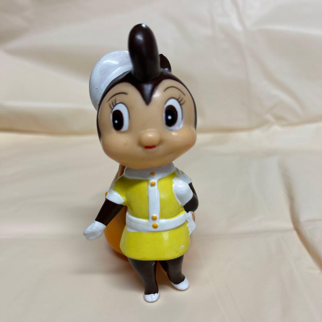 当時物 サンヨークレジット リス 手塚治虫 ソフビ 貯金箱 人形 マスコット
