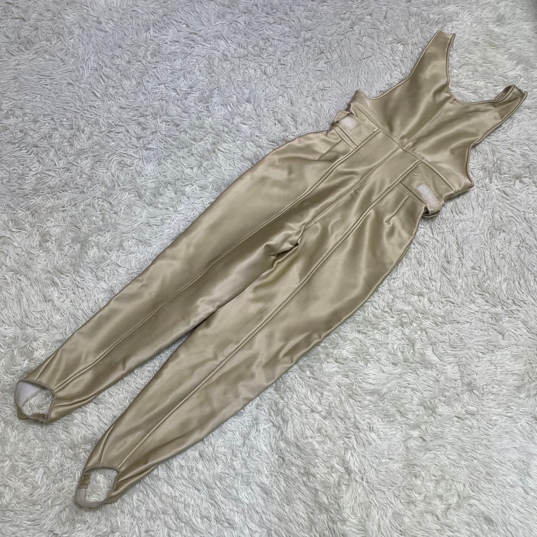 極美品　Head ヘッド　スキーウェア　ベージュ　派手　ナイロン　アクリル　S