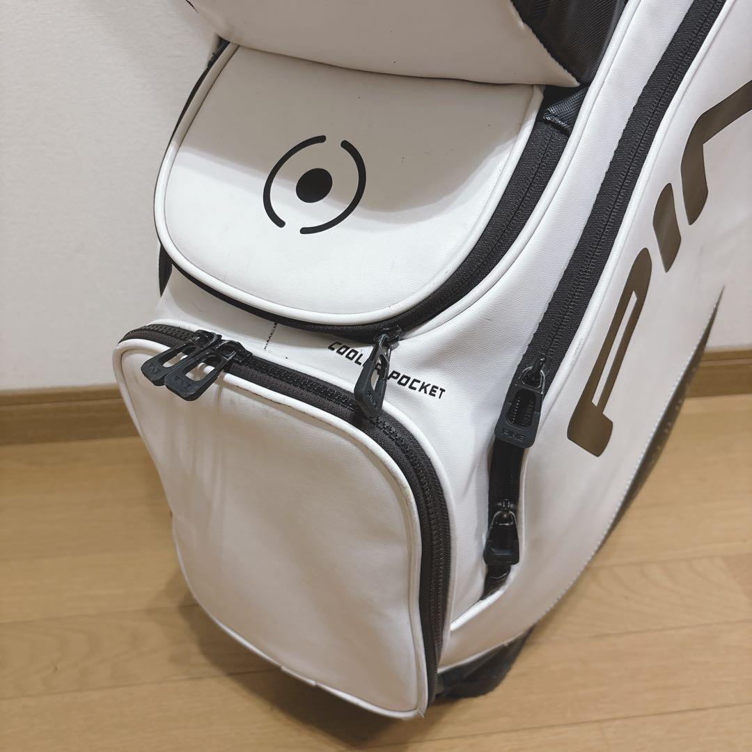 K480 専用　PING DLX キャディバッグ 15分割 ホワイト