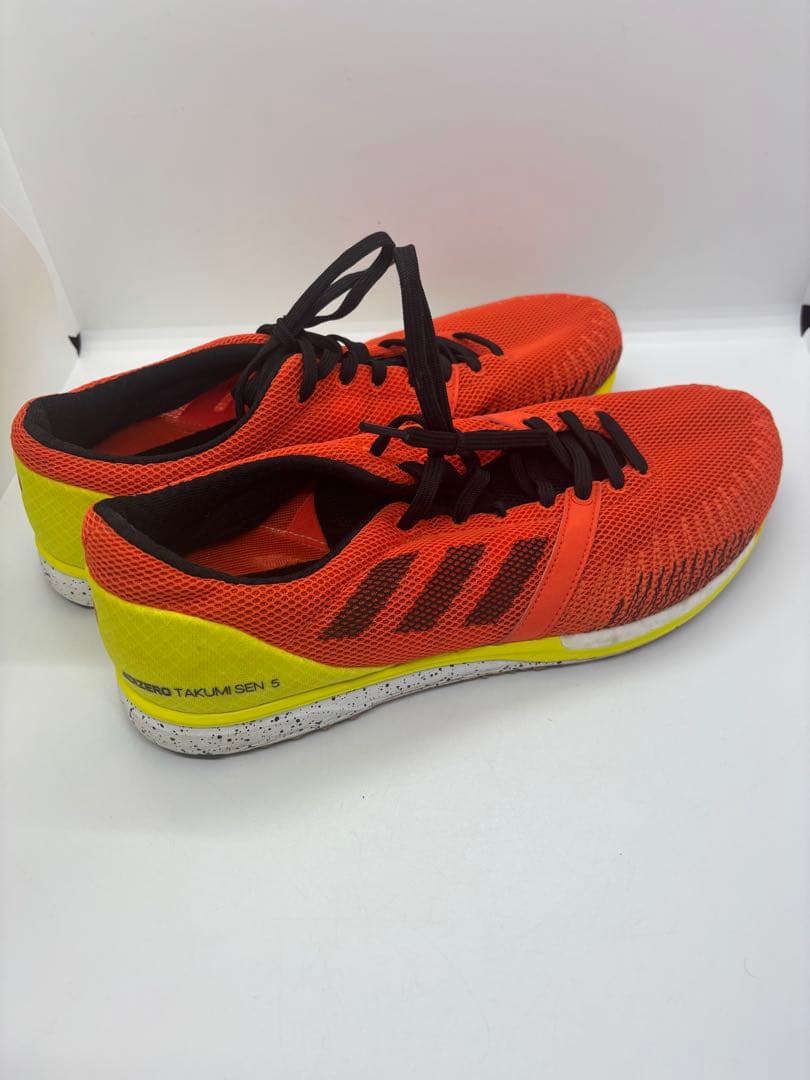 ADIZERO TAKUMI SEN 5 レッド/イエロー 27cm 美品