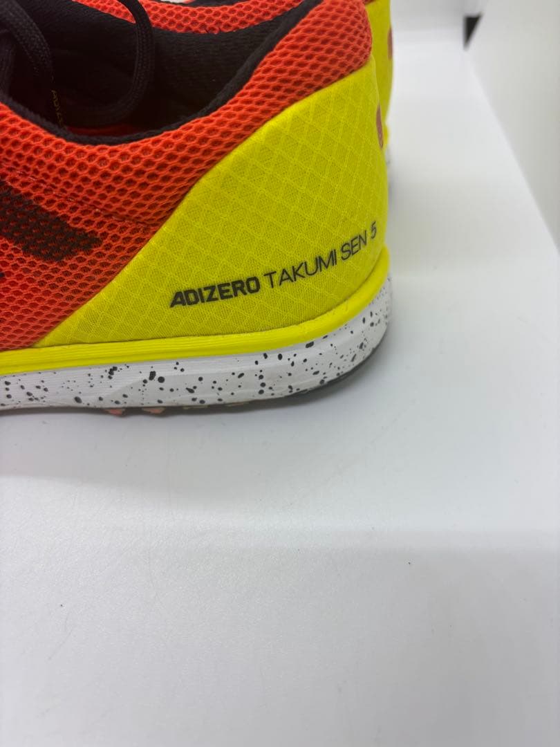 ADIZERO TAKUMI SEN 5 レッド/イエロー 27cm 美品