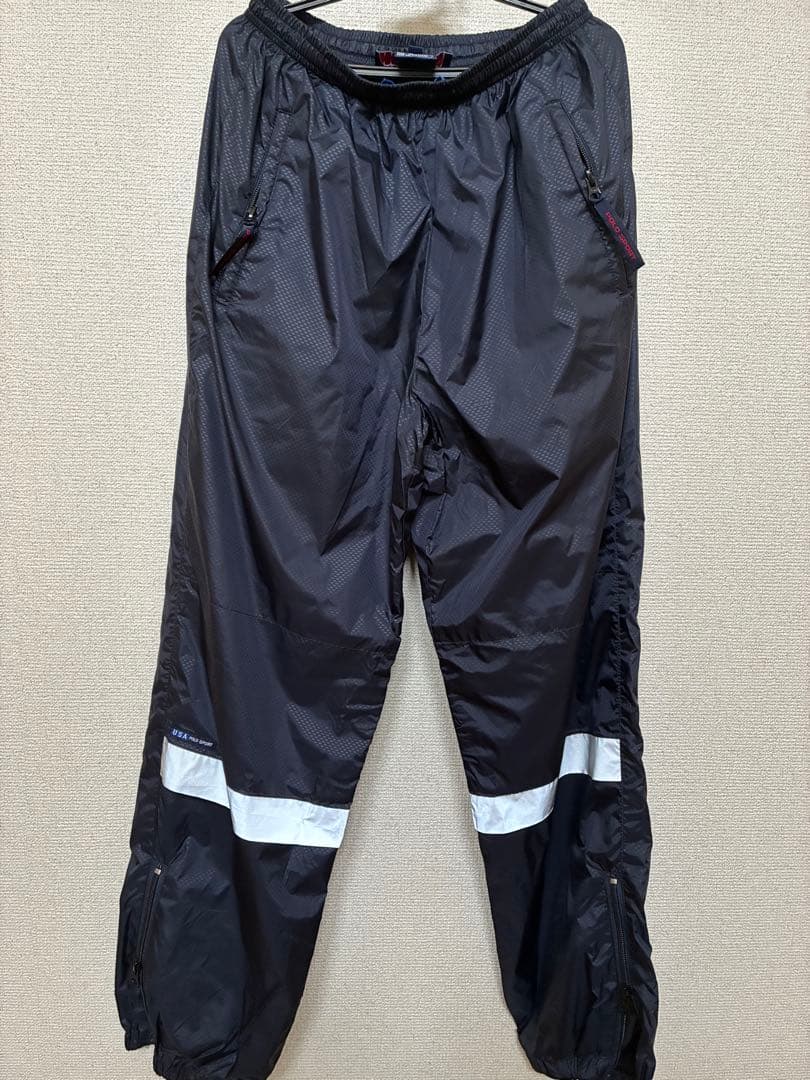 POLO SPORTS ポロスポーツ ナイロン セットアップ S M ネイビー