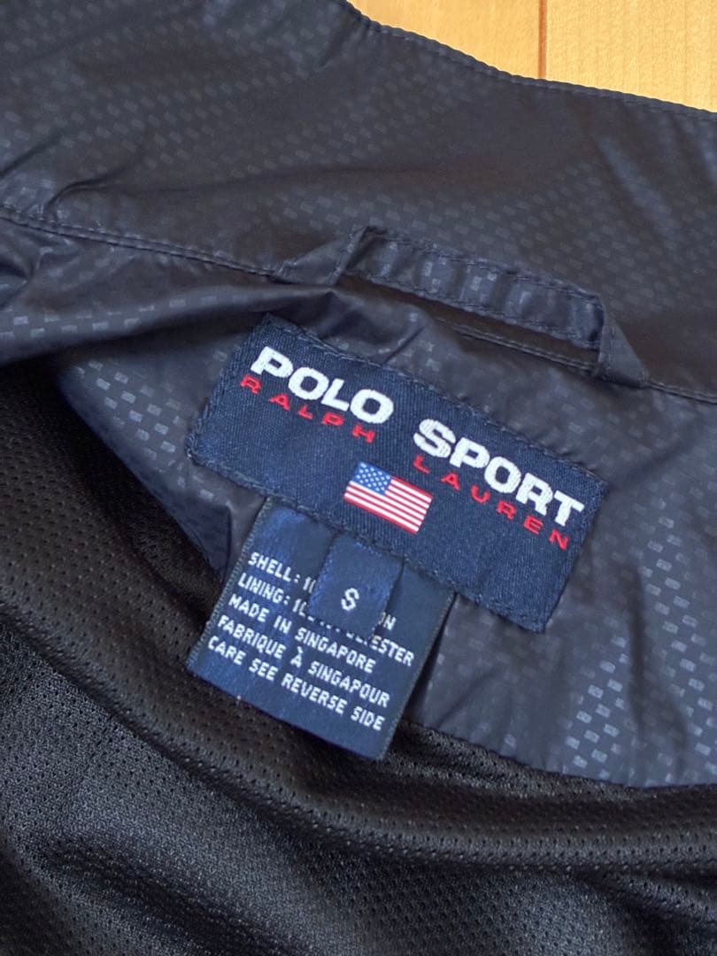 POLO SPORTS ポロスポーツ ナイロン セットアップ S M ネイビー