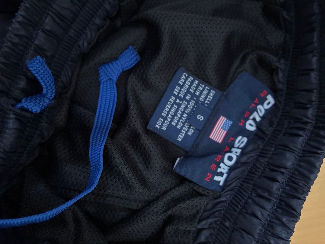 POLO SPORTS ポロスポーツ ナイロン セットアップ S M ネイビー