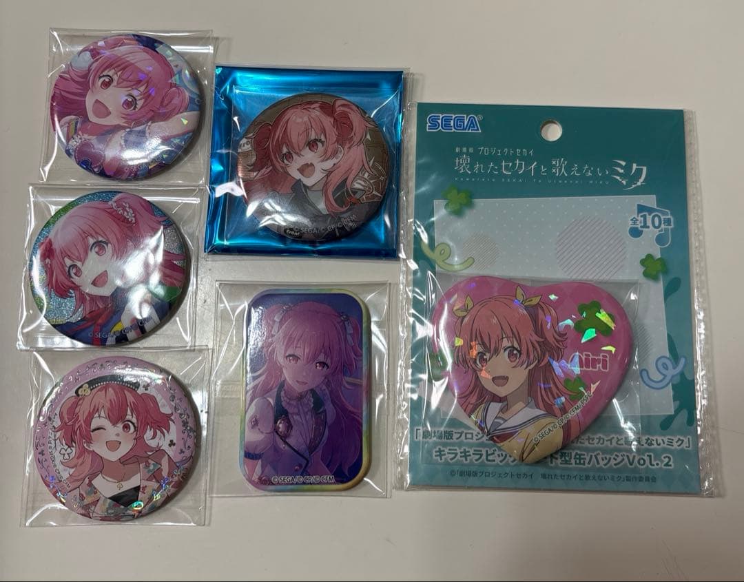 プロセカ　桃井愛莉　グッズ　缶バッジ　アクスタ　アクキー　グリ缶　まとめ売り