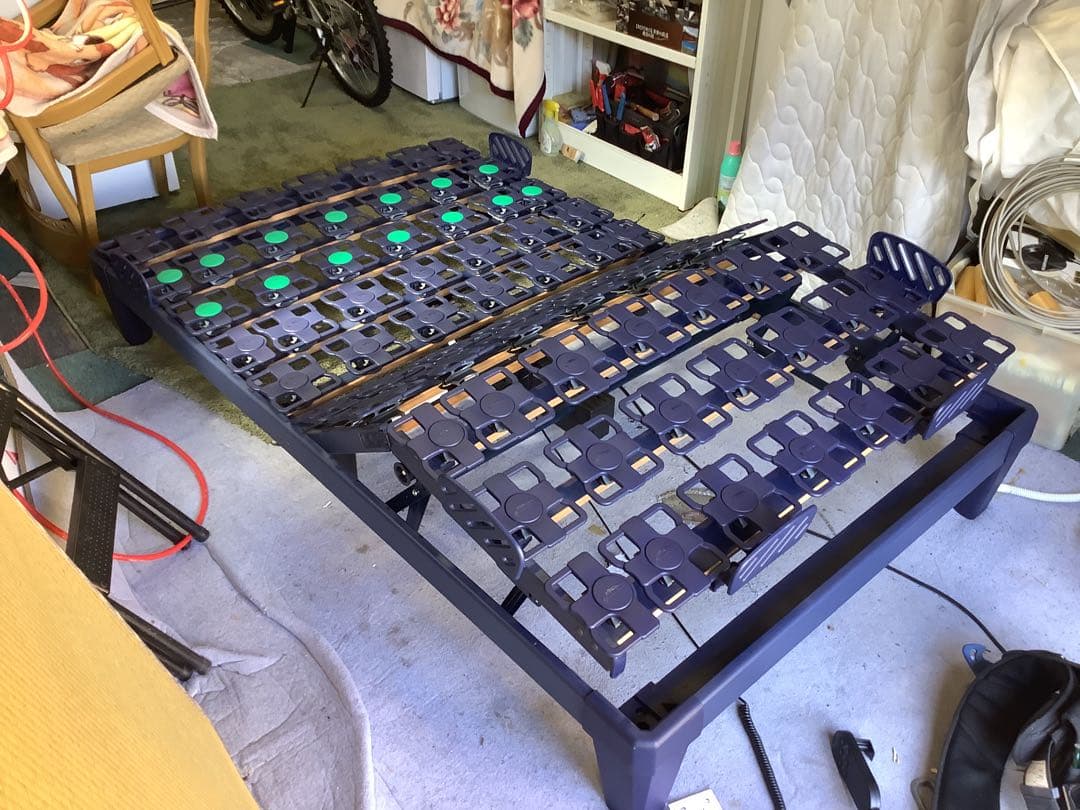テンピュール 電動セミダブルベッド本体