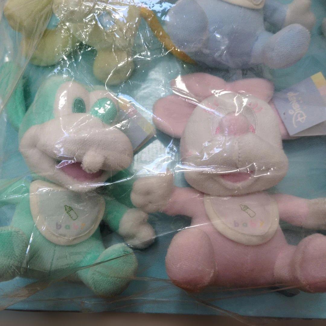 ★レア タグ付き Disney baby 水色 ベビー ぬいぐるみ