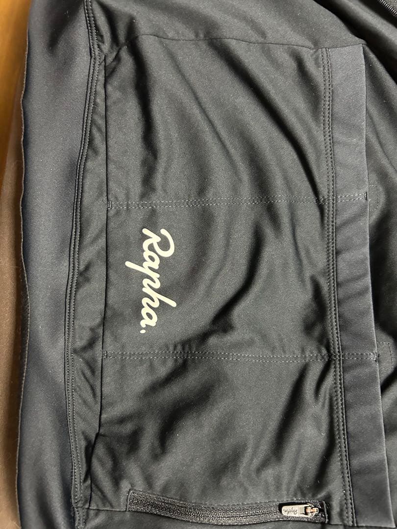 美品　Rapha ラファコア上下セット（Sサイズ）　Black&Mahogany