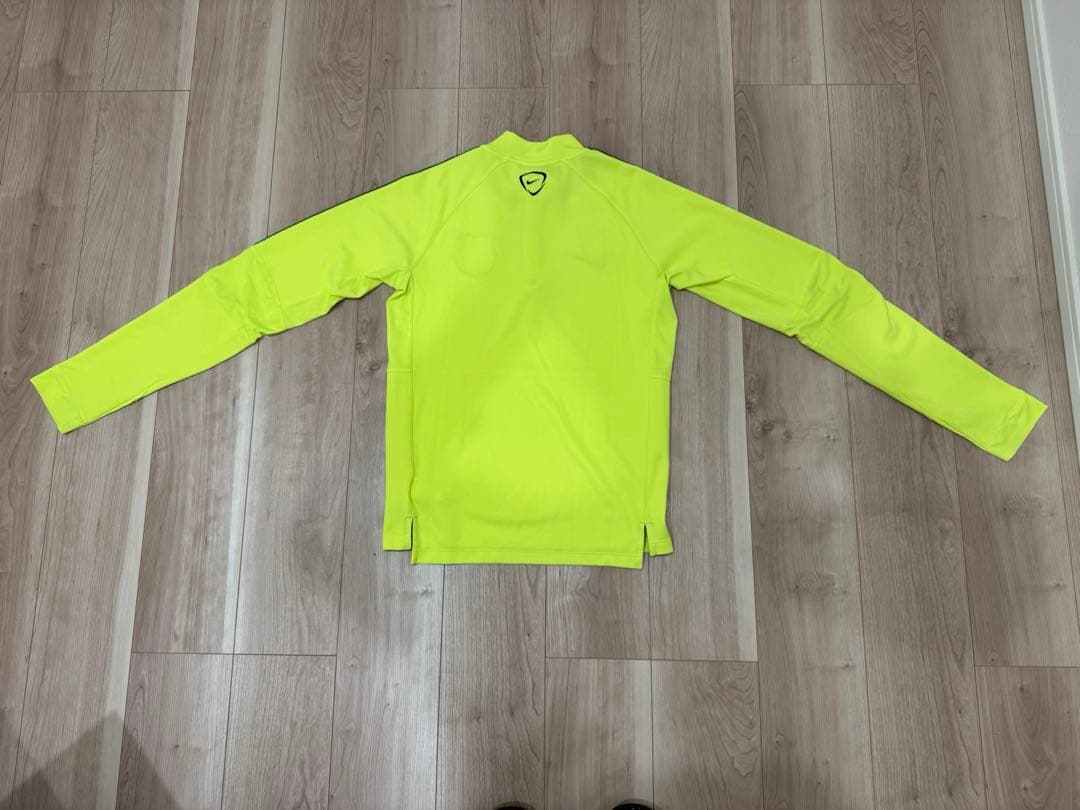 Nike Dri-FIT 蛍光イエロー ハーフジップウェア バルセロナ