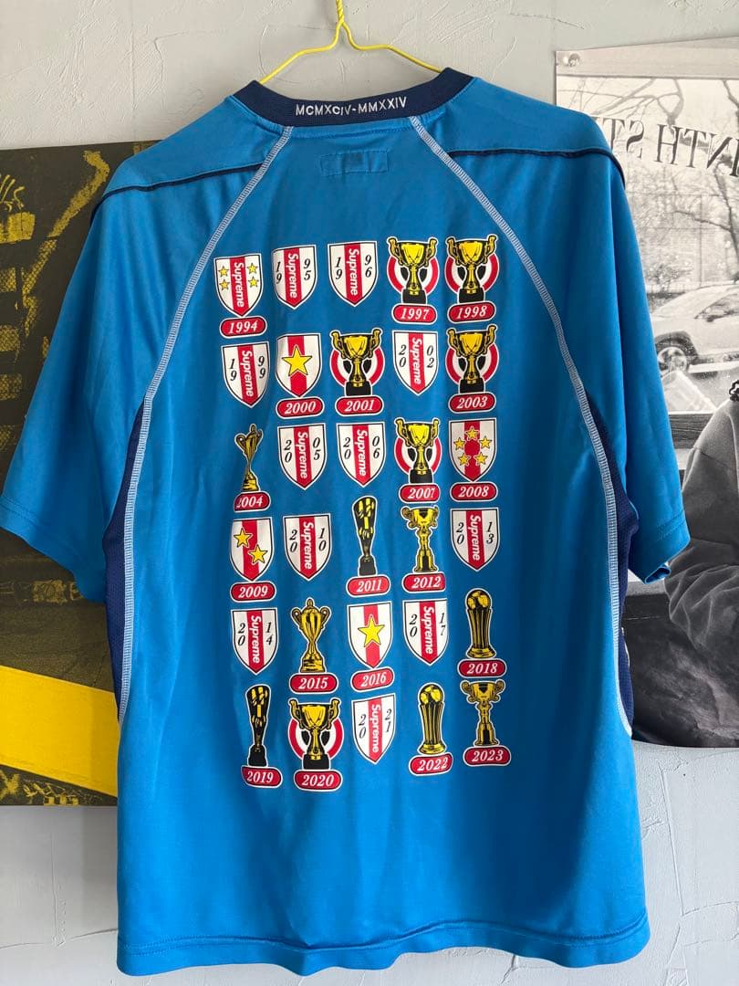 ウェア supreme soccer jersey 24ss