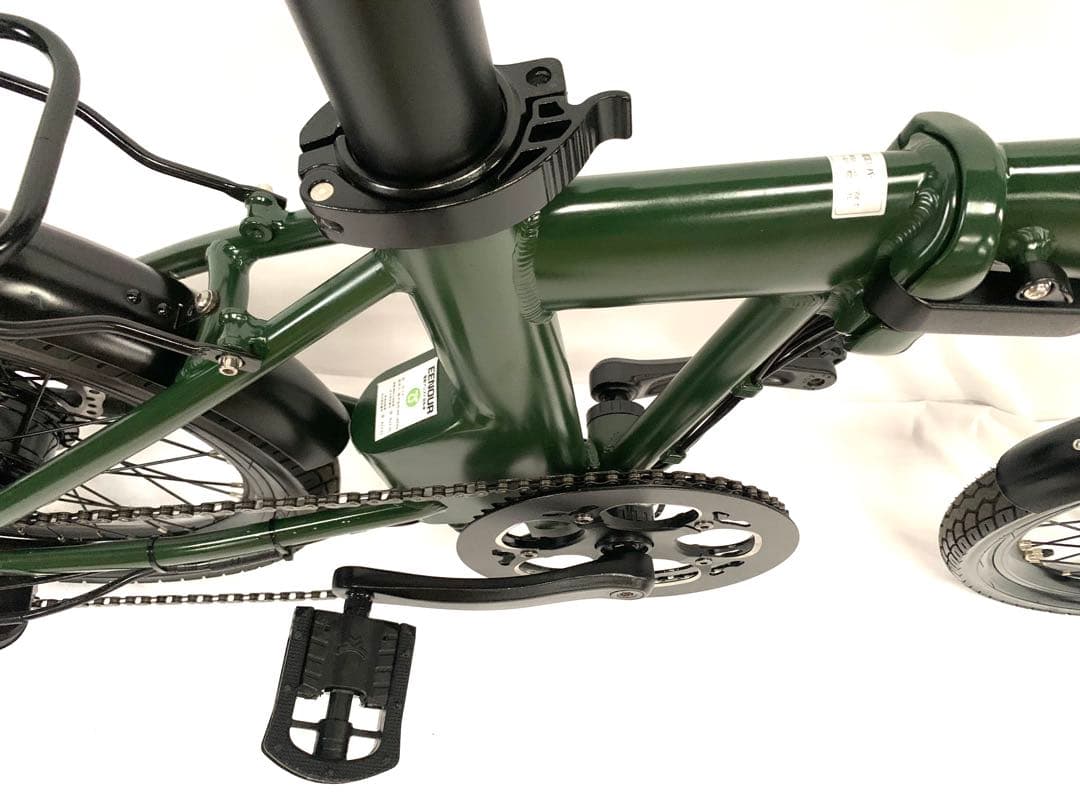 【即乘】送料無料 EENOUR ディスク式MTB 折り畳み電動自転車 動作確認済