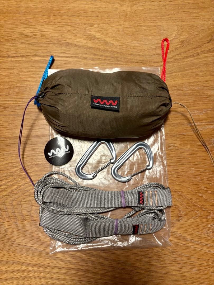 ジンダイジマウンテンワークス PB UL Hammock ストラップ付き