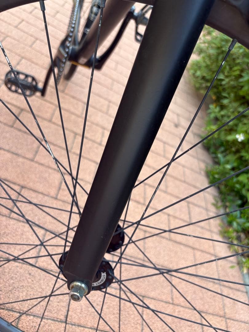 Leader721 マットブラック　ピストバイク　世田谷まで引取り限定