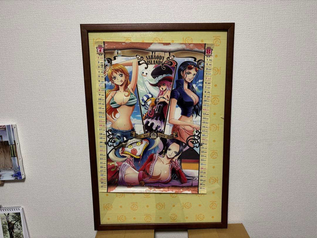 ONE PIECE カレンダー2012 8月9月1枚