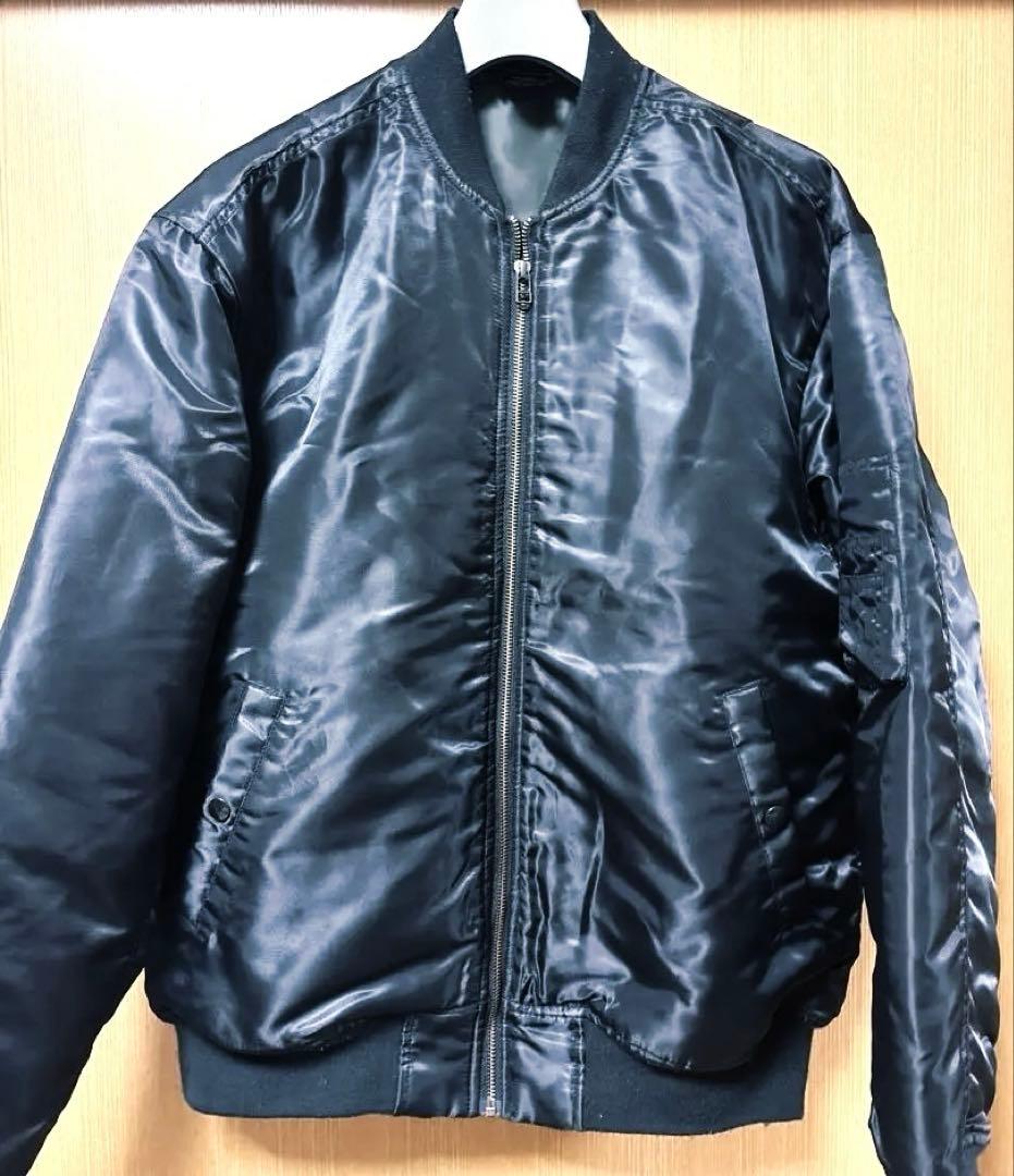 八十八ヶ所巡礼　MA-1 黒 Lサイズ