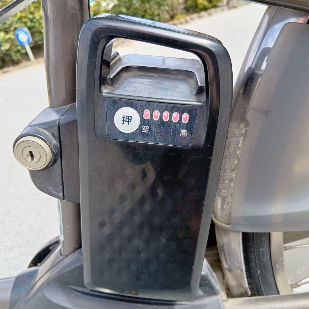 電動アシスト自転車 グレー 2バスケット