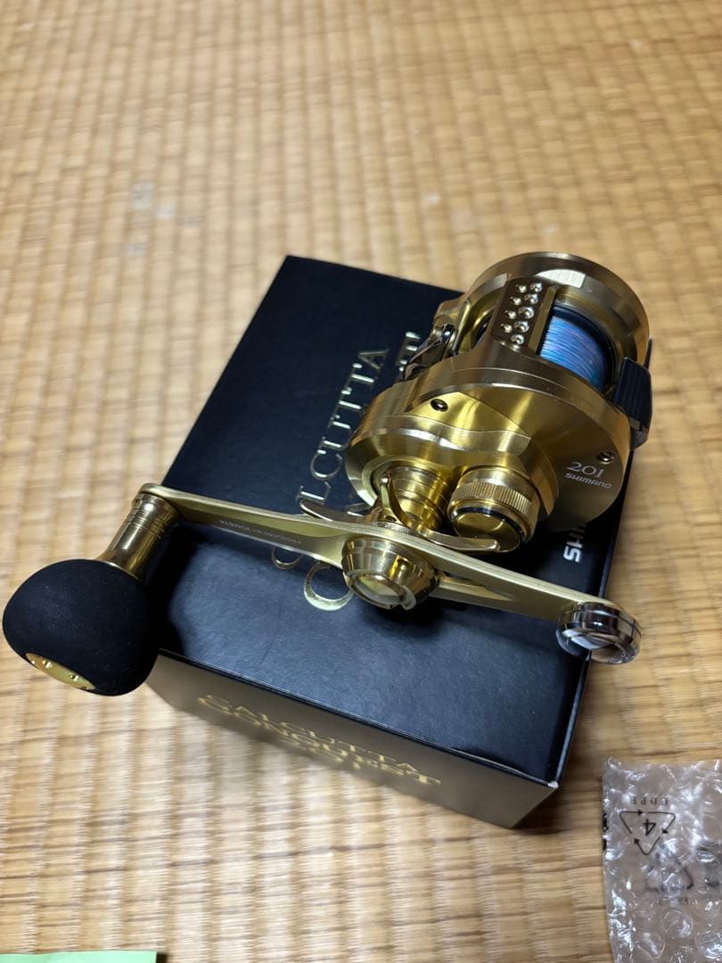 シマノ 21カルカッタコンクエスト201 夢屋パワーバランスハンドル65mm