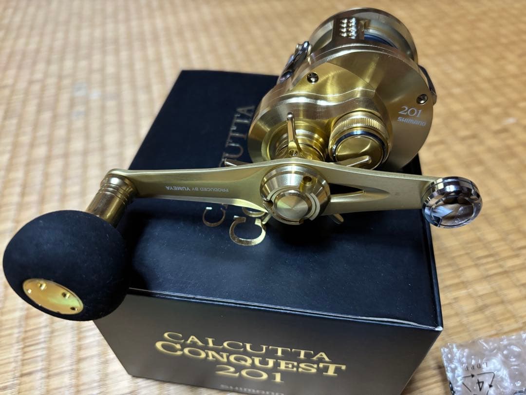 シマノ 21カルカッタコンクエスト201 夢屋パワーバランスハンドル65mm