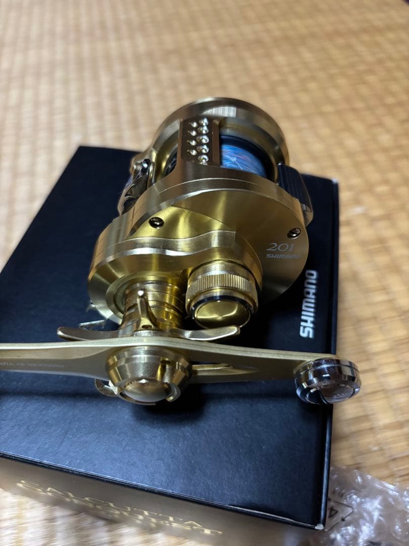 シマノ 21カルカッタコンクエスト201 夢屋パワーバランスハンドル65mm
