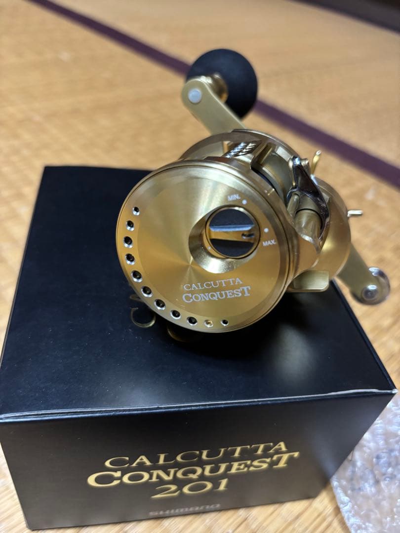 シマノ 21カルカッタコンクエスト201 夢屋パワーバランスハンドル65mm